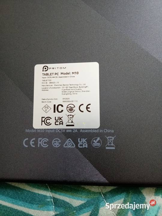 Tablet Pritom M10 lite Bzowiec