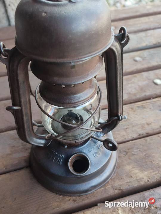 Stara niemiecka lampa naftowa Feuer Hand No 176 podkarpackie
