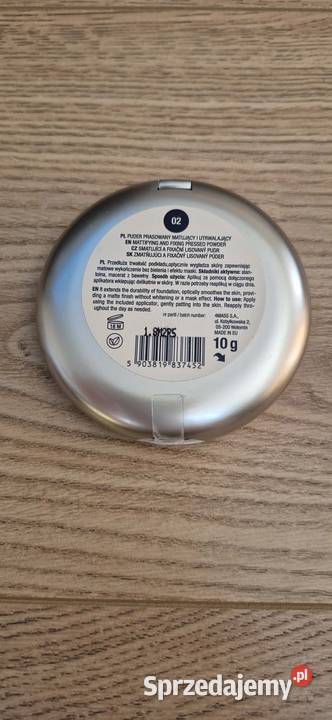Claresa matte touch finish powder matujący puder Warszawa sprzedam