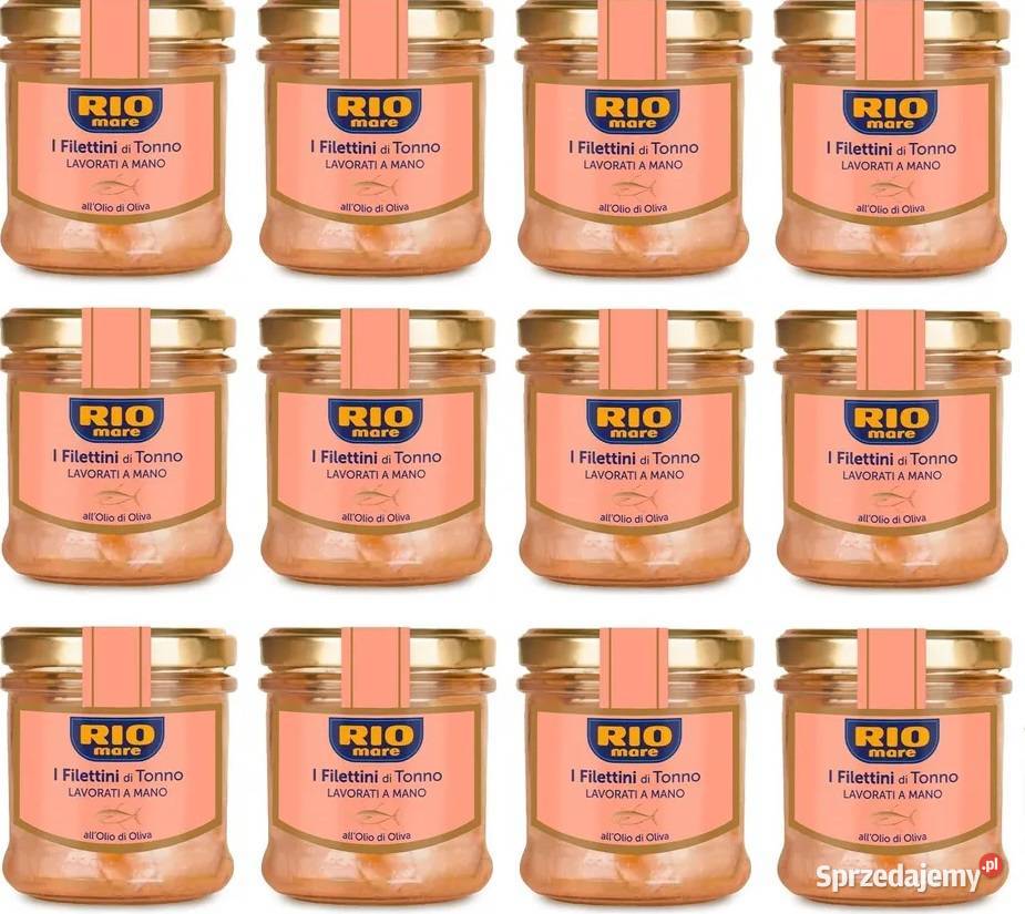 12x Rio Mare Filettini di Tonno allOlio di Oliva Świdnica