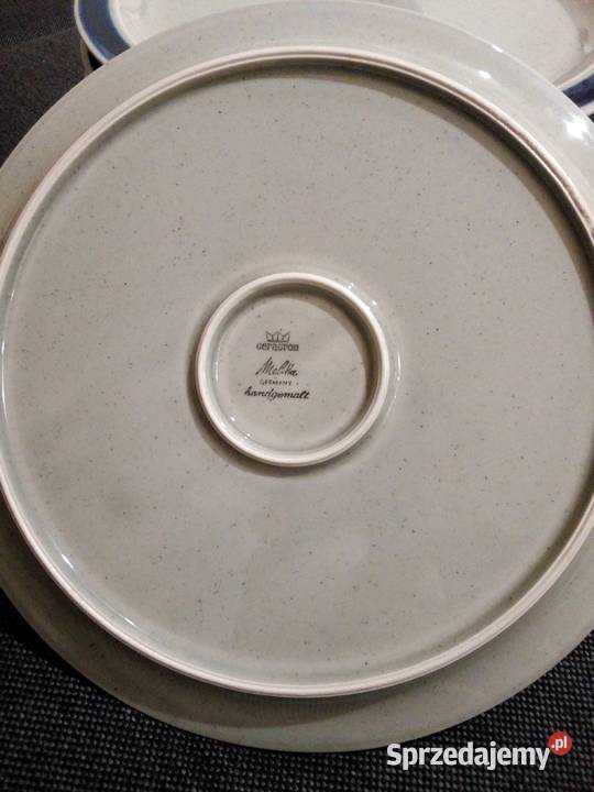 Piękne talerze Ceracron Melitta Germany Częstochowa