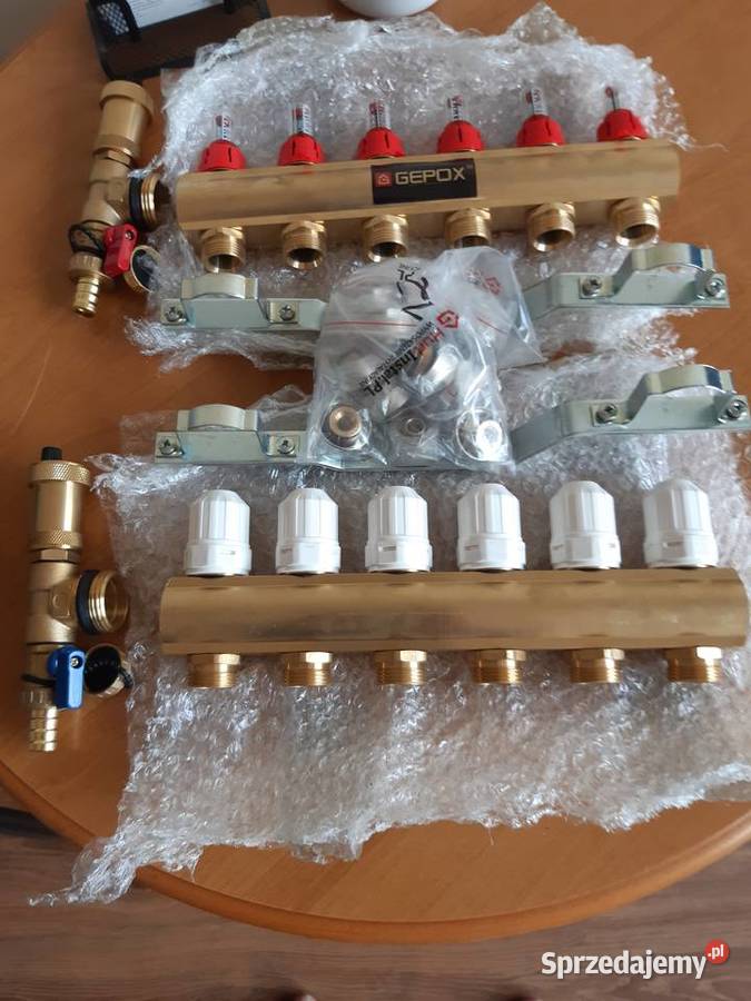Rozdzielacz 6obwodów ogrzewanie podłogowe wielkopolskie Rawicz