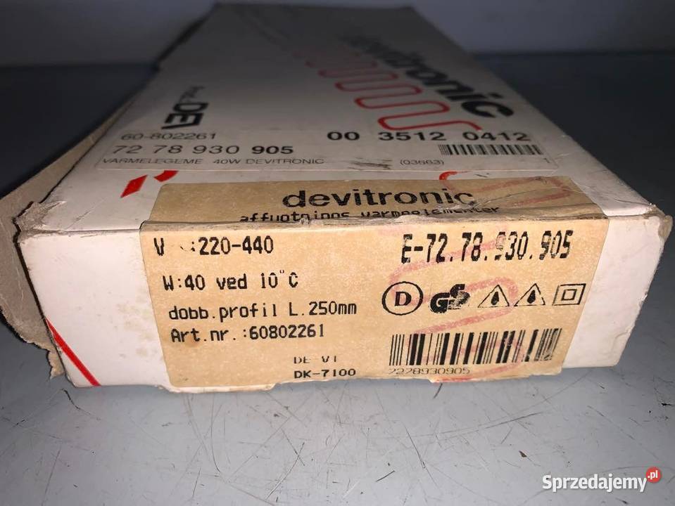 DEVItronic 40W 220440V 10 stC 250mm IP55 Warszawa sprzedam