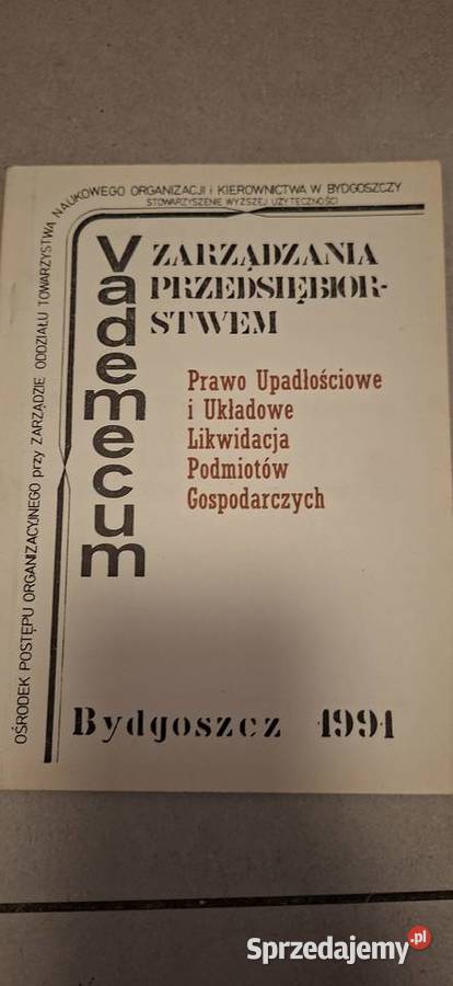 Vademecum Zarządzania Przedsiębiorstwem 1991 wielkopolskie Łęczyca