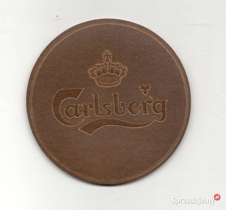 Carlsberg podstawka do piwa 4 Skóra śląskie Gliwice sprzedam