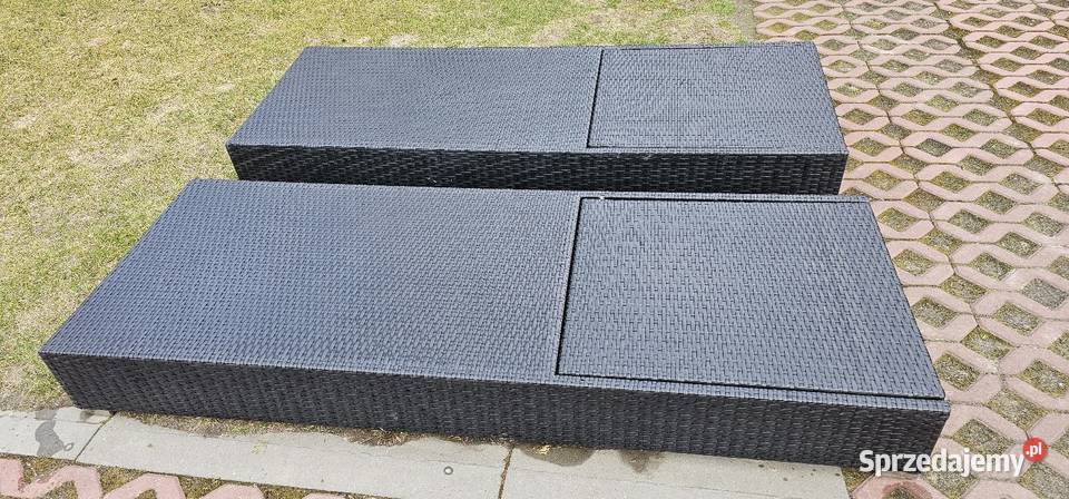 Leżaki ratanowe do ogrodu na taras Tomaszów Lubelski