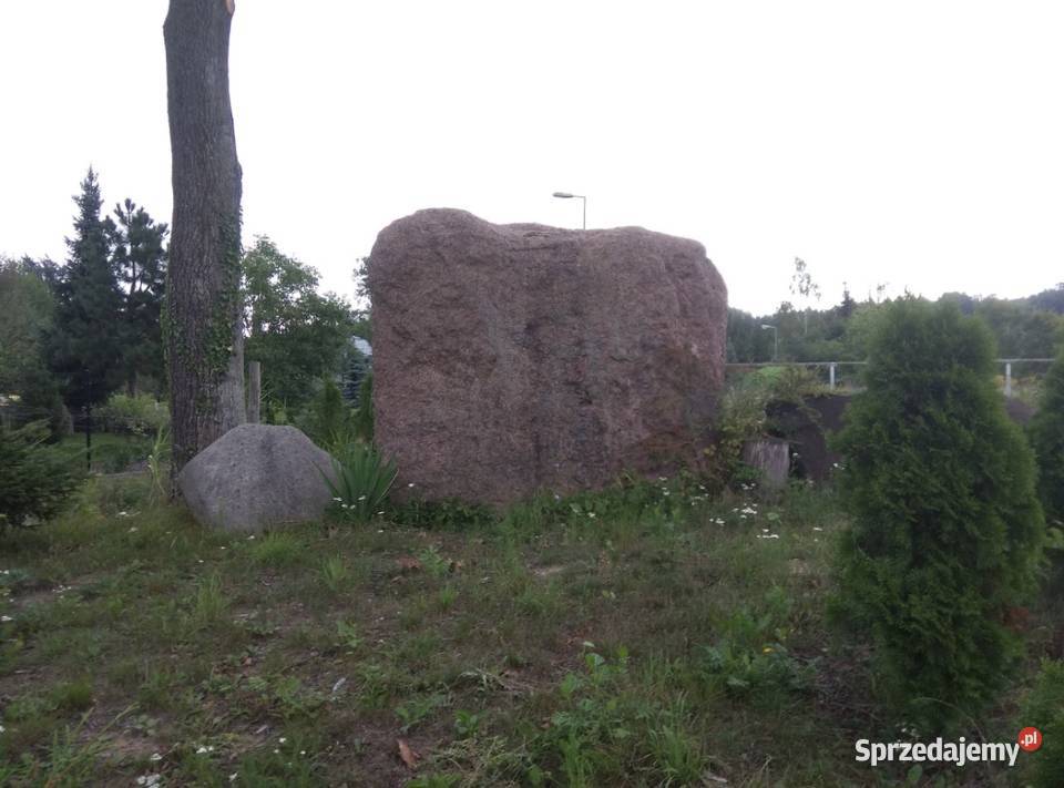 Głaz narzutowy kamień Elbląg