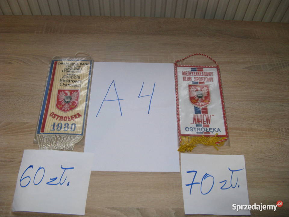 proporczyki lata 70 te i 80 te Ostrołęka