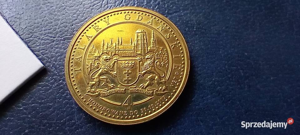 Stare monety Medal 4 Talary Gdańskie 185 Lesko
