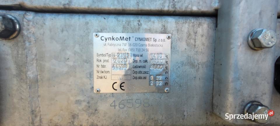 Rozrzutnik obornika CynkoMet N2351 4T Puławy