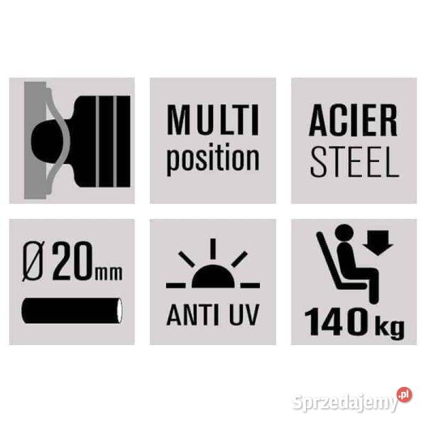 Leżak Evolution kolor Coral Blue Lafuma Warszawa