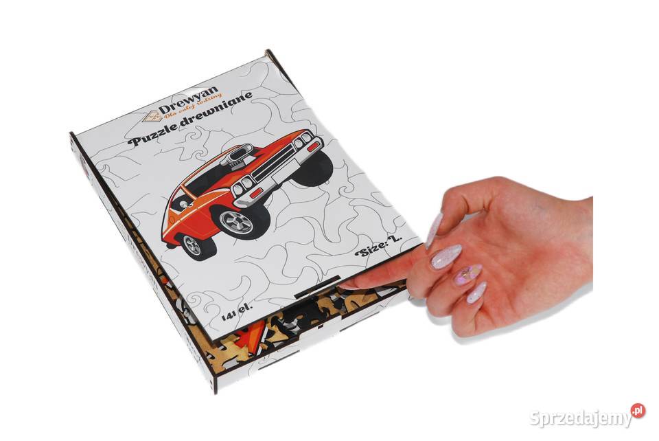 Puzzle Drewniane Premium EKO Układanka Muscle Łódź