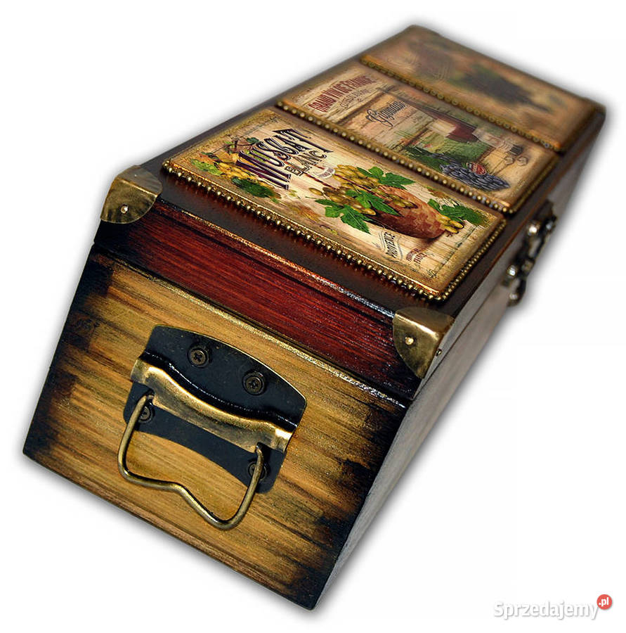 drewniana SKRZYNKA NA WINO Marsannay la Cte kujawsko-pomorskie Bydgoszcz