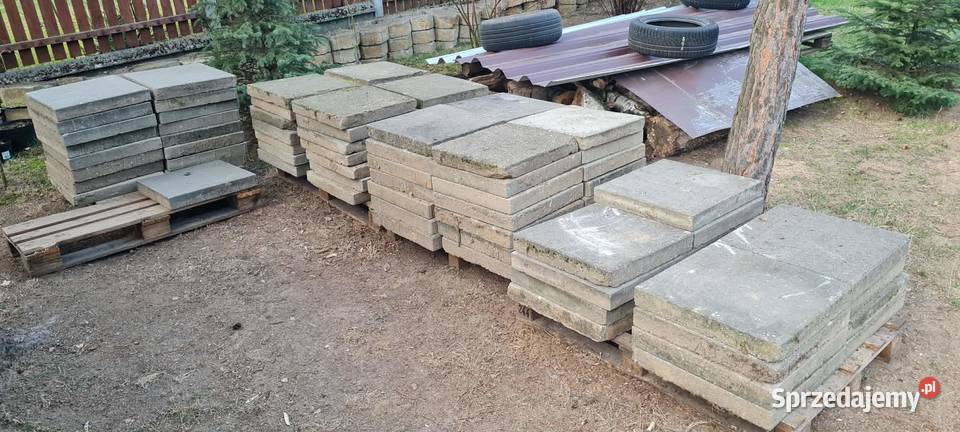Sprzedam plyty chodnikowe 50x50x7 Klęk