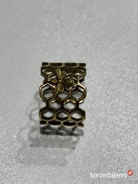 Pierścionek obrączka plaster miodu Bydgoszcz