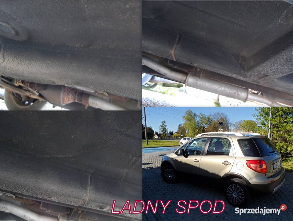 FIAT Sedici 16 4x4 Klima Piekny Zdrowy Spód Sx4 serwisowany w ASO Sedici