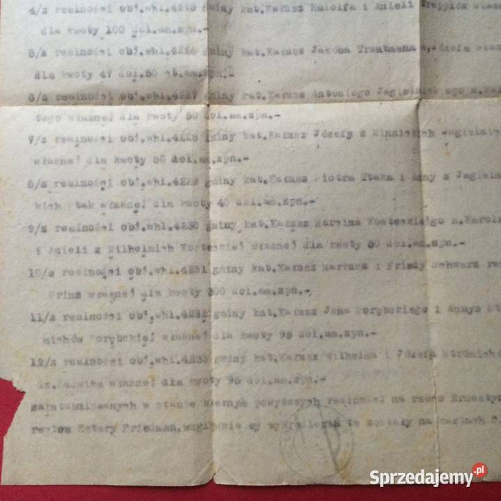 1222 Uchwała Sądu Grodzkiego w Kałuszu z 1934 r zachodniopomorskie Szczecin