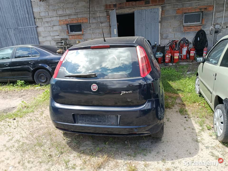 Fiat Punto 13 55 kW 2008 r dawca części osobowe Szklarka Myślniewska
