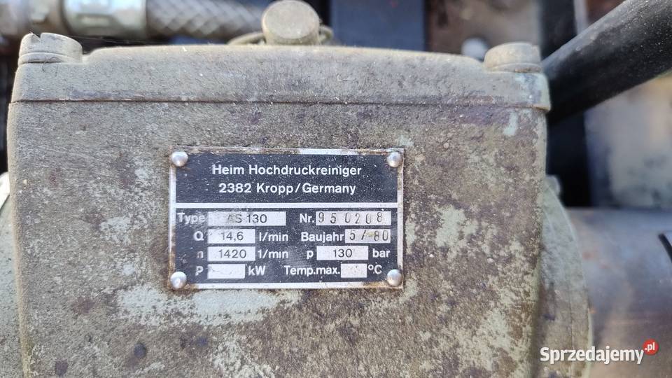 Silnik 4 KW Myjka Pompa Zestaw wielkopolskie Kowale Pańskie