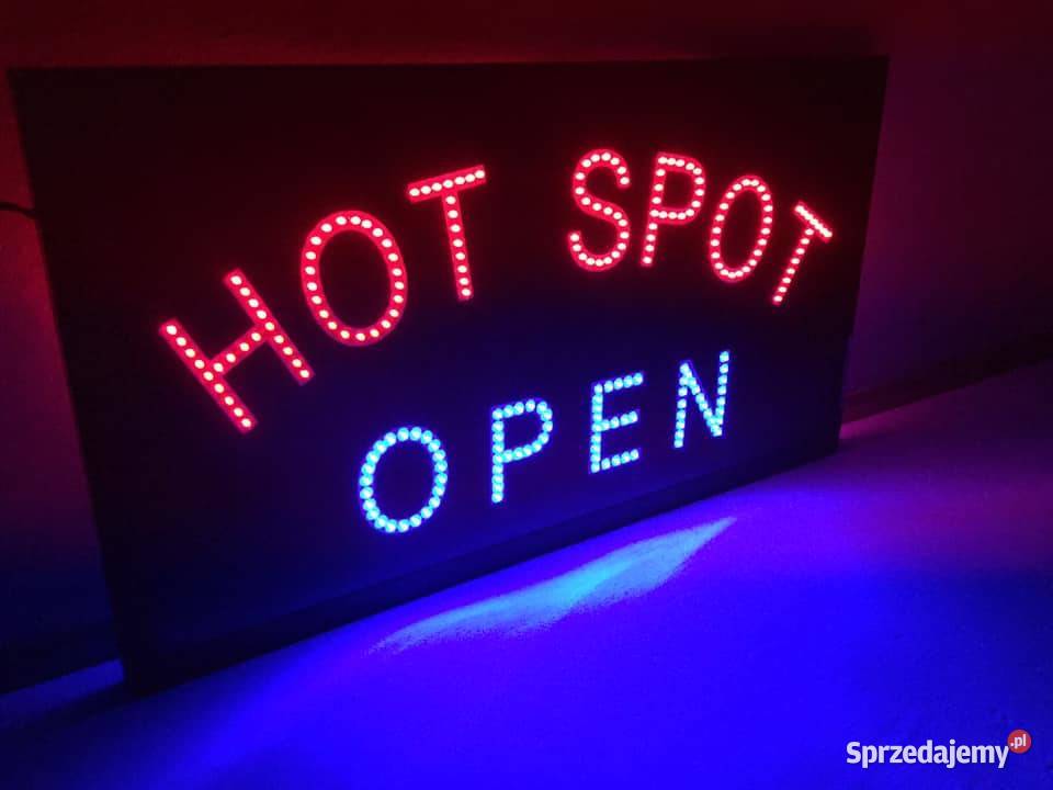 Reklama LED HOT SPOT 80x25 zewnętrzna 230V Warszawa