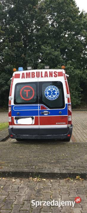 Ambulans Karetka Renault Master przejscie 2911r Biskupiec sprzedam