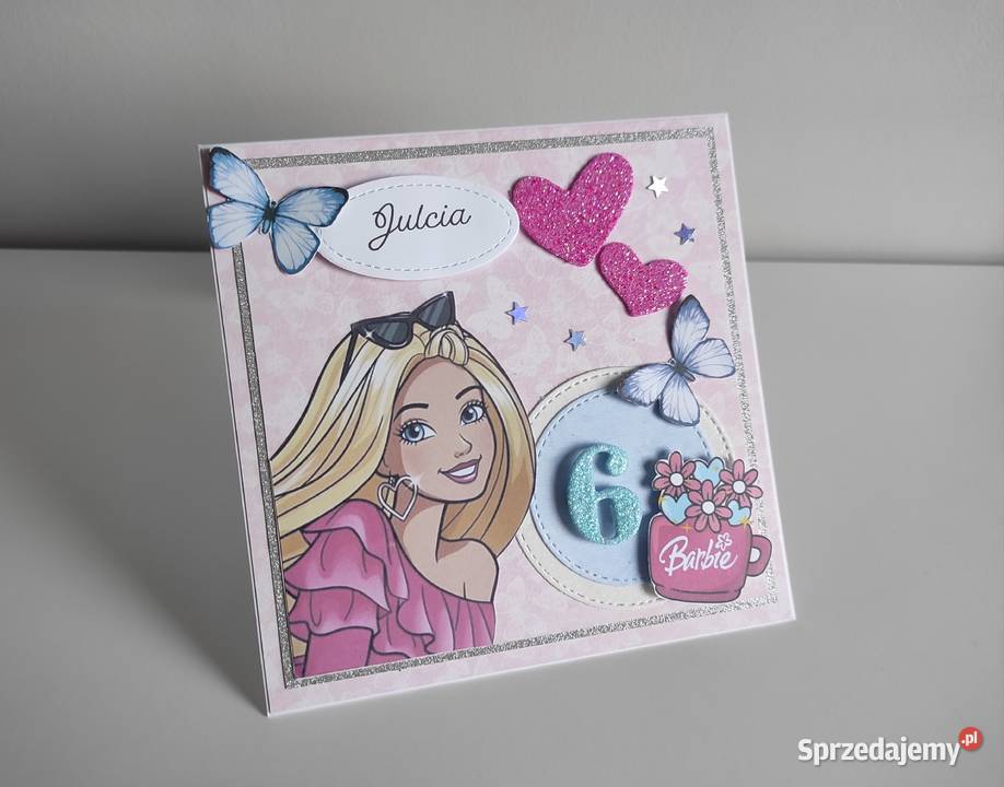 Personalizowana kartka ręcznie robiona na