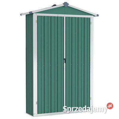 vidaXL Szopa ogrodowa zielona 116x45x175 stal sprzedam