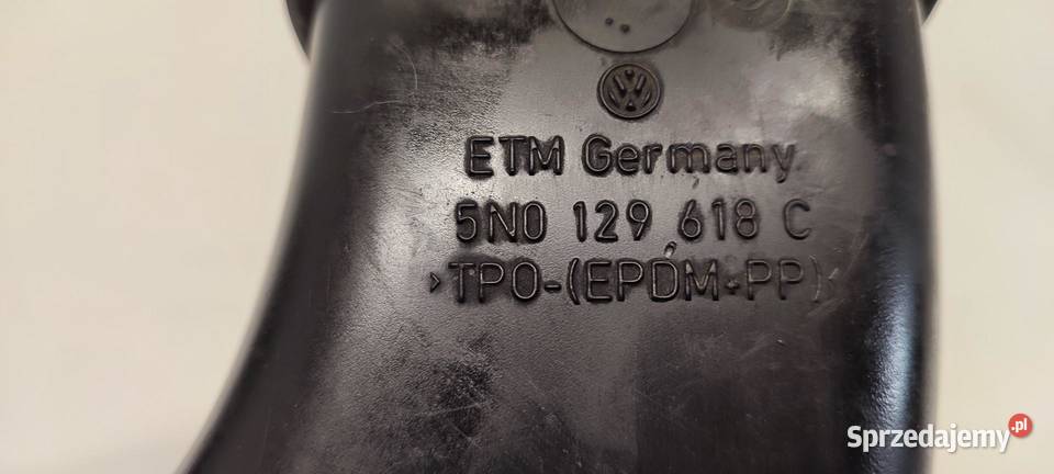VW TIGUAN 5N0 DOLOT POWIETRZA 5N0129618C Przewody powietrza dolnośląskie