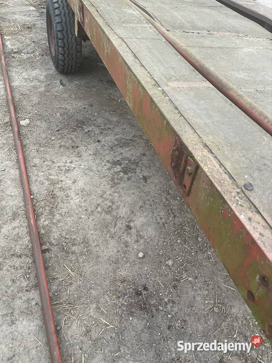 Przyczepa jednoosiowa zbierająca Głuchów sprzedam