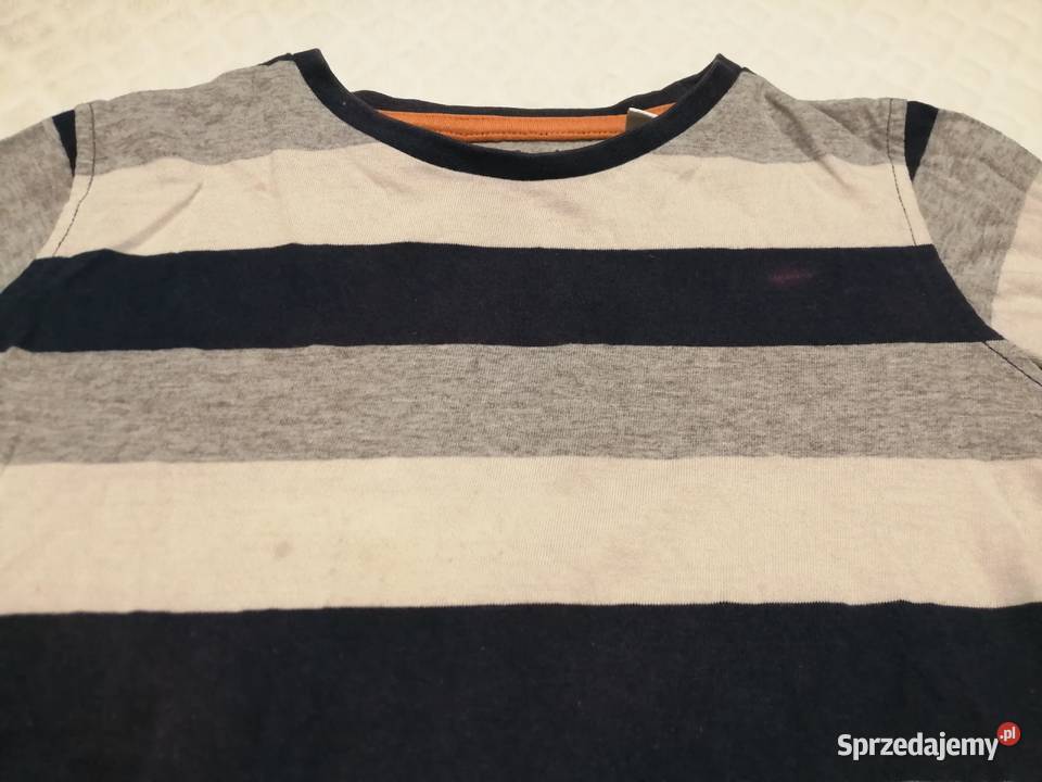 Koszulka chłopięca długi rękaw CA 116 paski