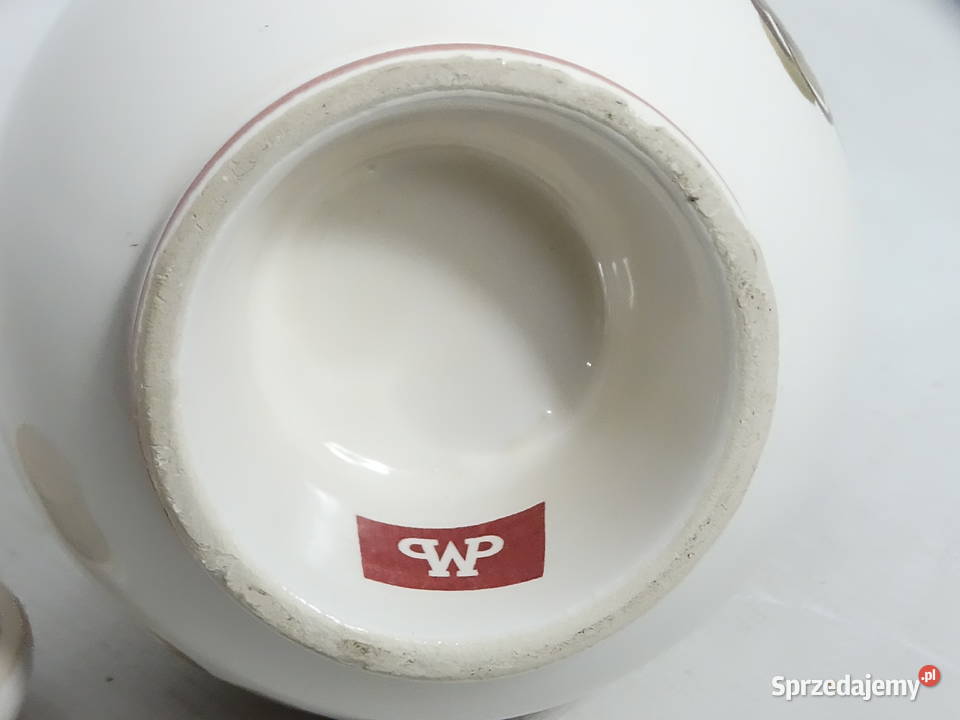 Vintage Ceramiczny Dzbanek Karafka Ręcznie Biłgoraj
