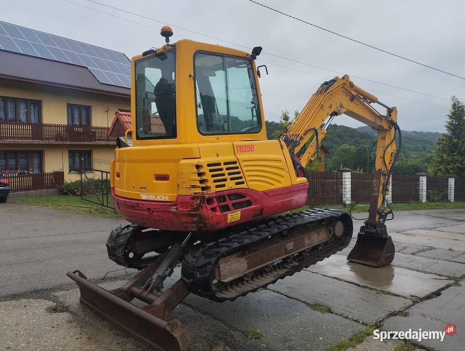 minikoparka Takeuchi tb 250 VOLVO JCB KUBOTA nie