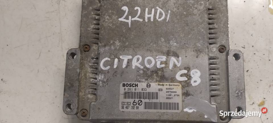CITROEN C8 22HDI komputer sterownik 0281011033 Kielce