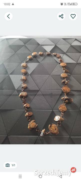 Naszyjnik awangardowy dolnośląskie Bolesławiec