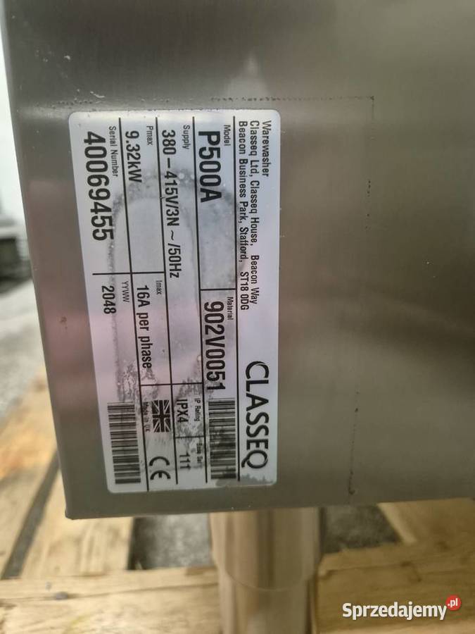 Zmywarka gastronomiczna Classeq P 500 2021r Zielona Góra