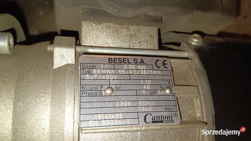 Motoreduktore Janpa MS 01 z silnikiem Besel