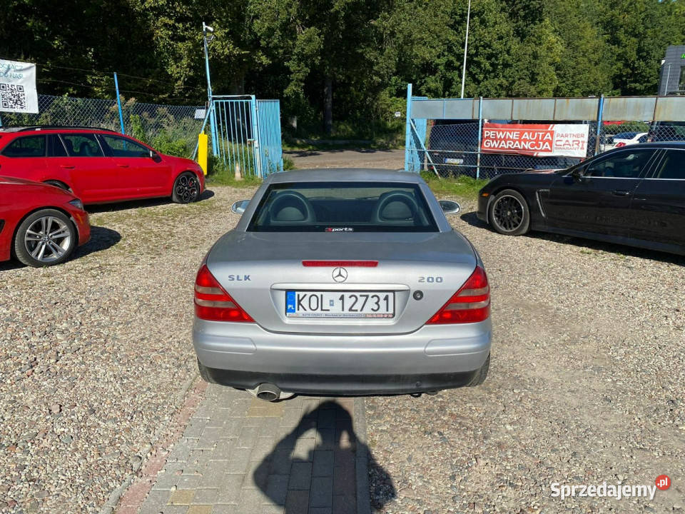 Mercedes SLK 200 20 benzyna gaz skory ładny ESP Samochody osobowe Gdańsk sprzedam