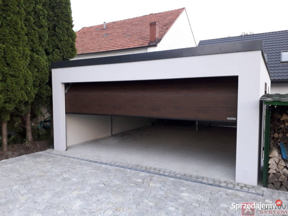 Garaż tynkowany OCIEPLANY Kaczyce