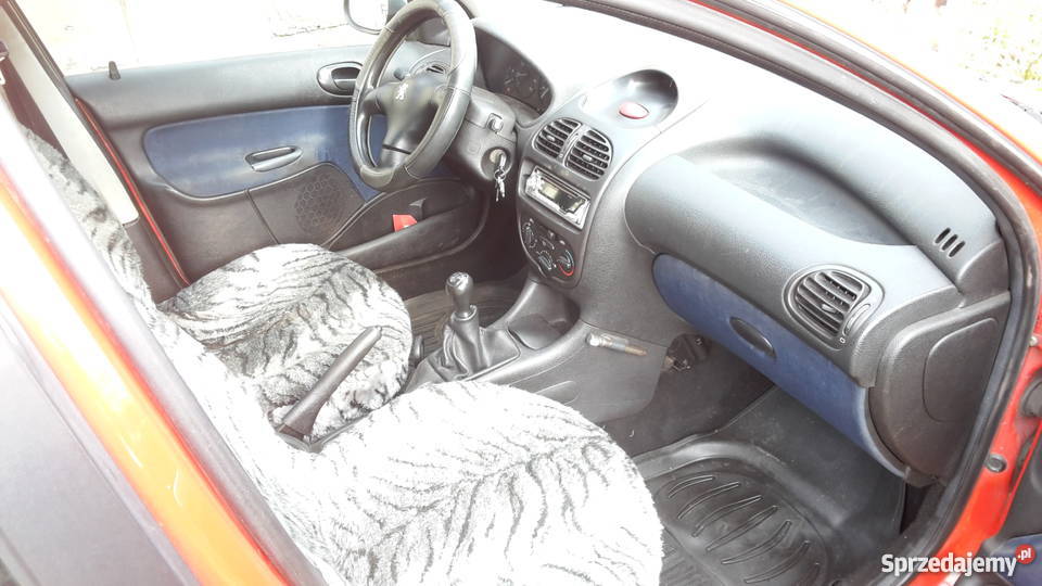 Peugeot 206 11 benzyna 2001 r 5 drzwi Zarejestrowany w Polsce Siemianowice Śląskie sprzedam