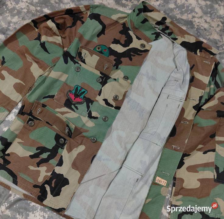 Bluza BDU USAF woodland large regular ripstop Antyki, Sztuka, Kolekcje Wrocław