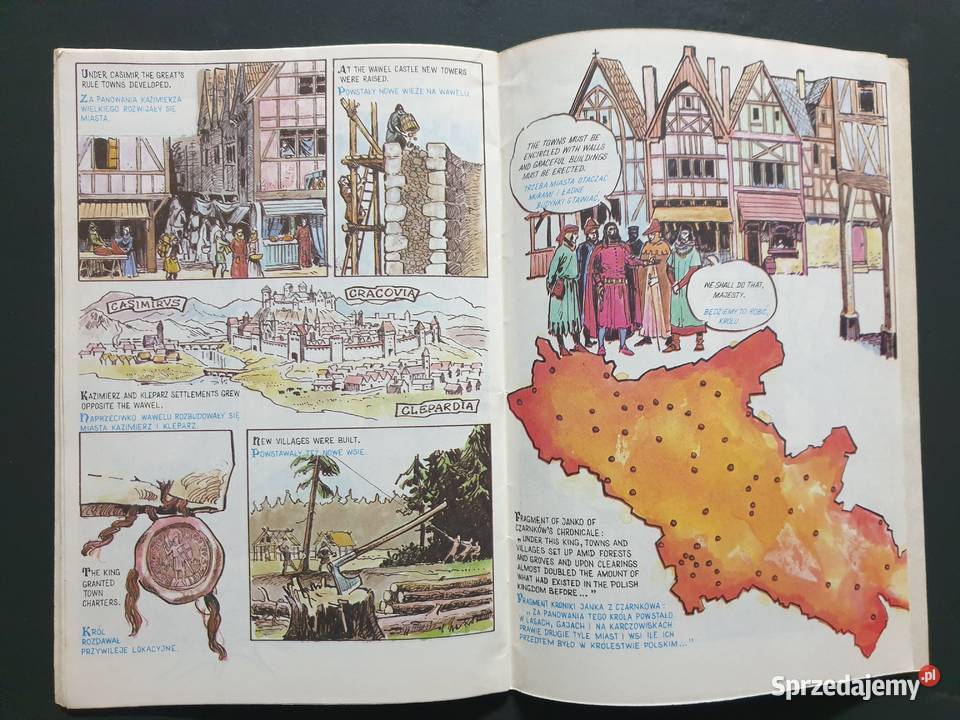 Kazimierz Wielki Casimir the Great komiks Komiksy Gdynia sprzedam