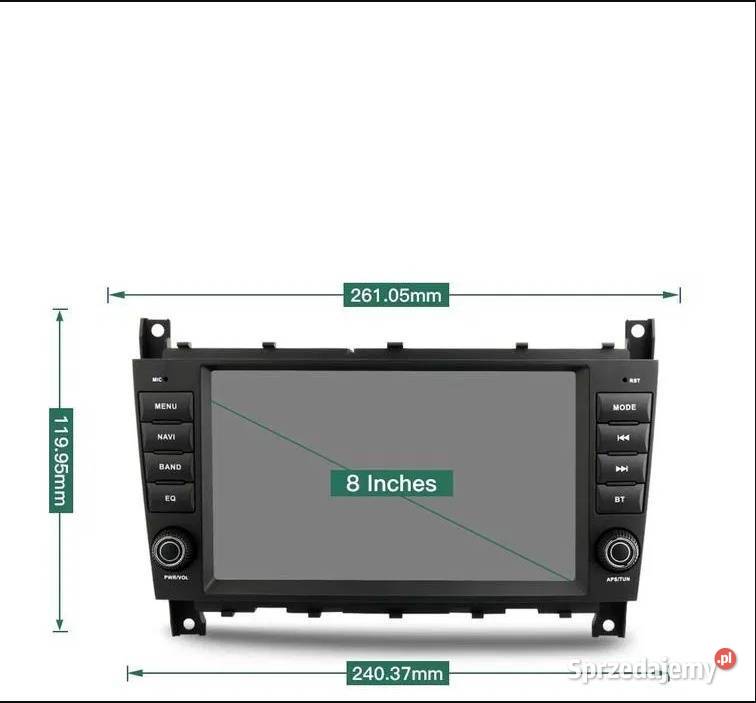 Radio android Mercedes W203 CLC gps bluetooth Radioodtwarzacze Ożarowice
