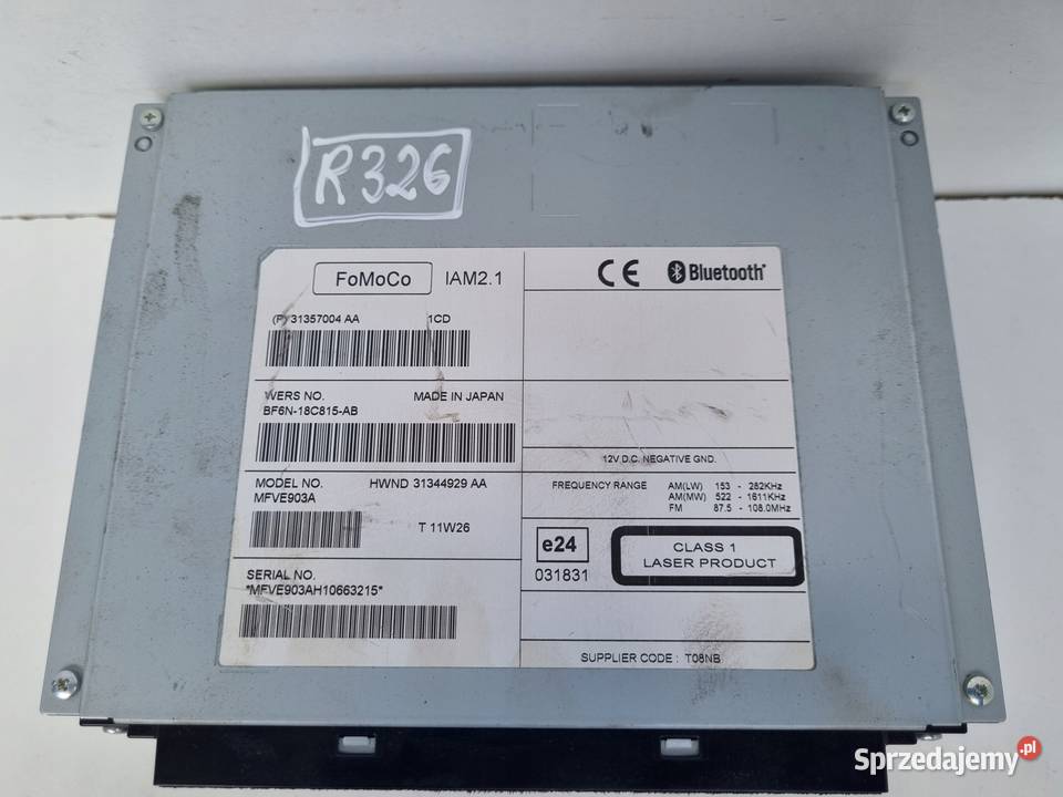 RADIO Volvo V60 I S60 II V40 II CZYTNIK Sprzęt audio fabryczny lubelskie Rudka