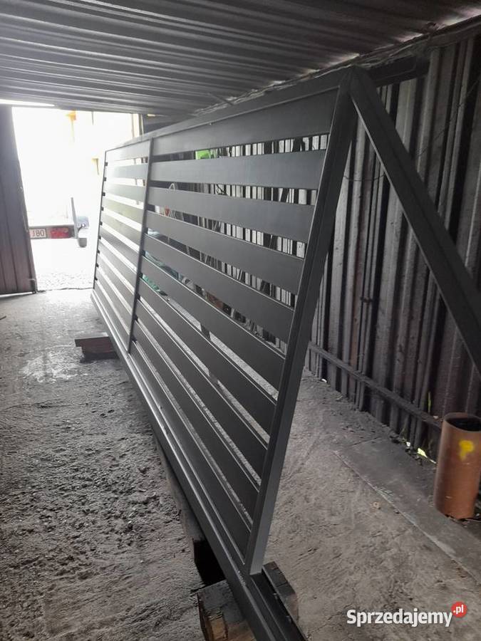 Brama przesuwna 5 m Palisada metal śląskie Pszczyna