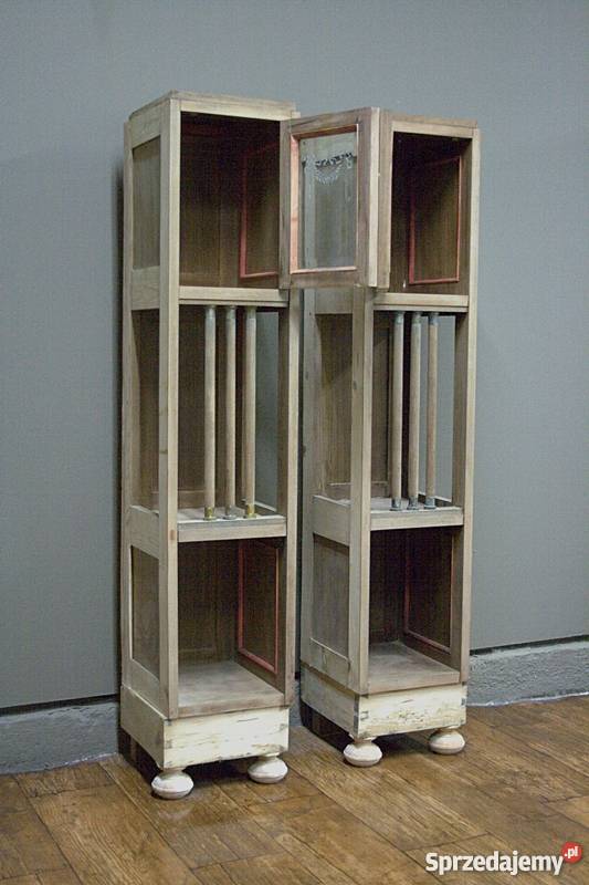 SŁUPKI SECESYJNE OCZYSZCZONE ANTYKI IMPRESJA