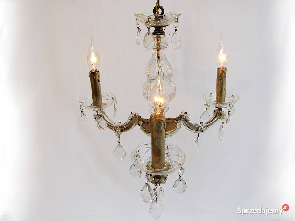 Żyrandol Lampa Kryształki II Szczecinek