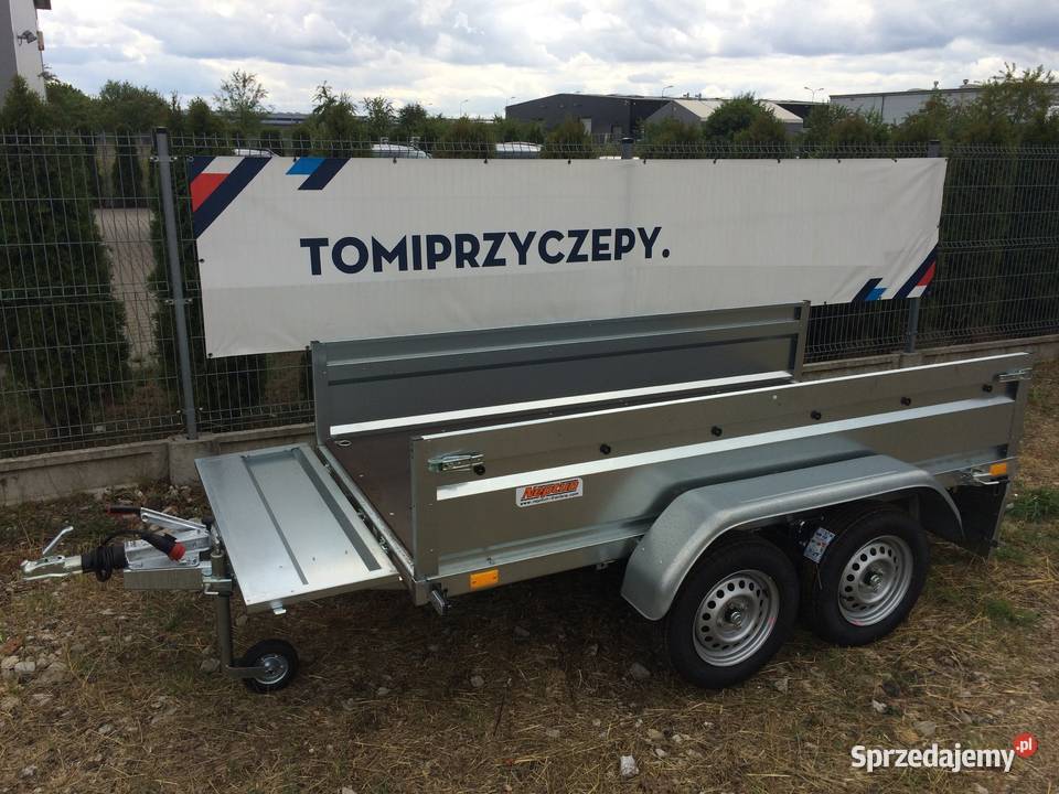 Przyczepka hamowana przyczepa 2 osie tandem 263 Piła