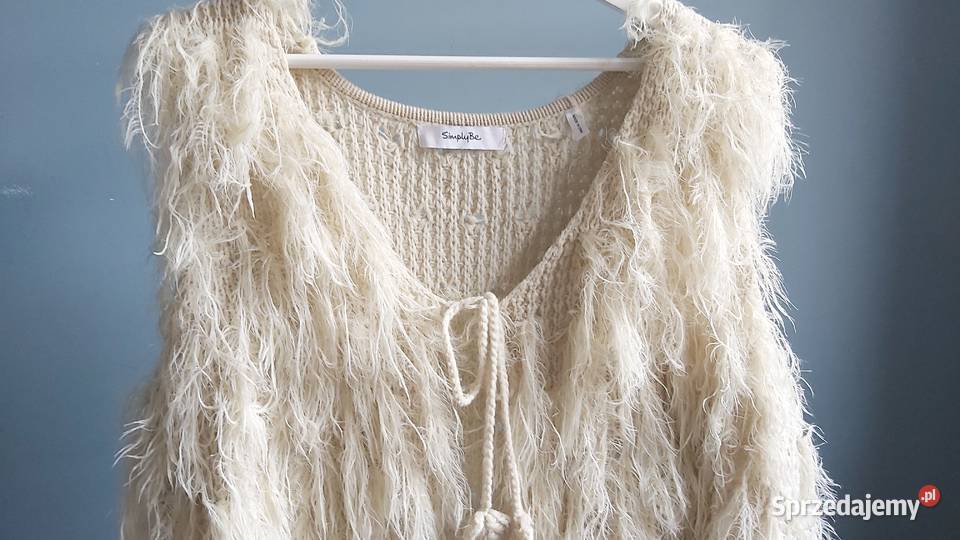 Bezrękawnik damski duży rozmiar 5254 żółty/złoty Lublin