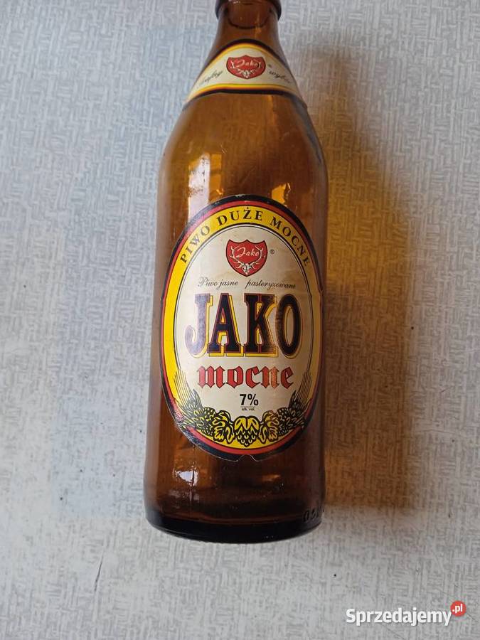 Butelka 05 l piwa Jako Mocne 7 2003 r Koźminek