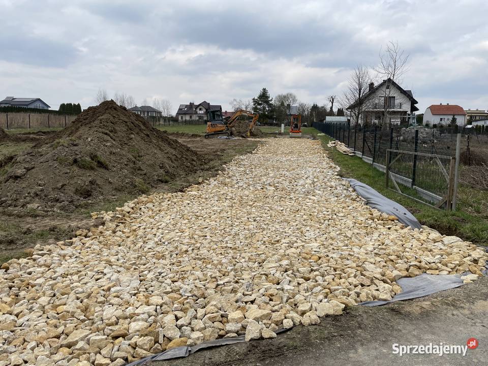 Usługi koparka obrotowa plus wozidlo transport Myślenice
